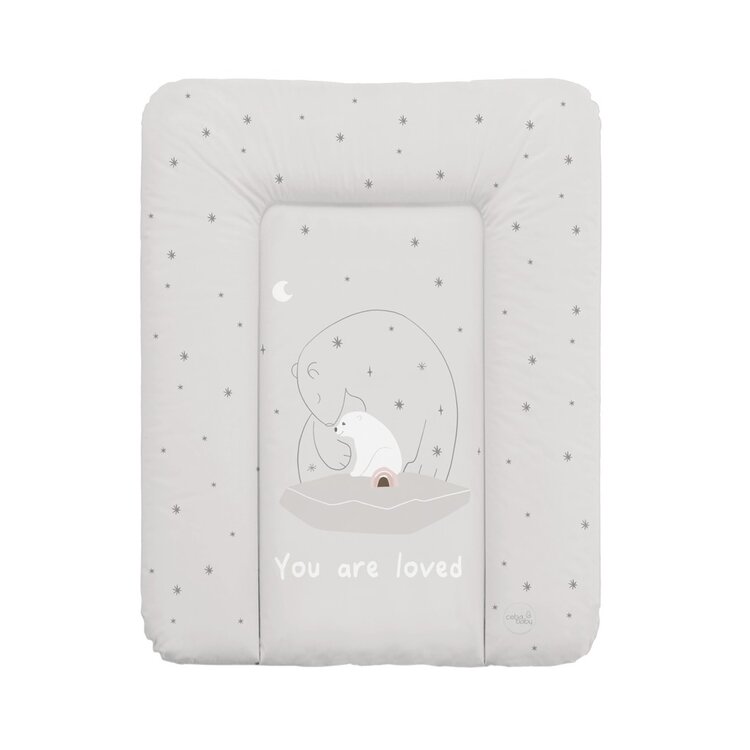 CEBA BABY Podložka přebalovací měkká malá (50x70) Basic Polar Bears Ceba