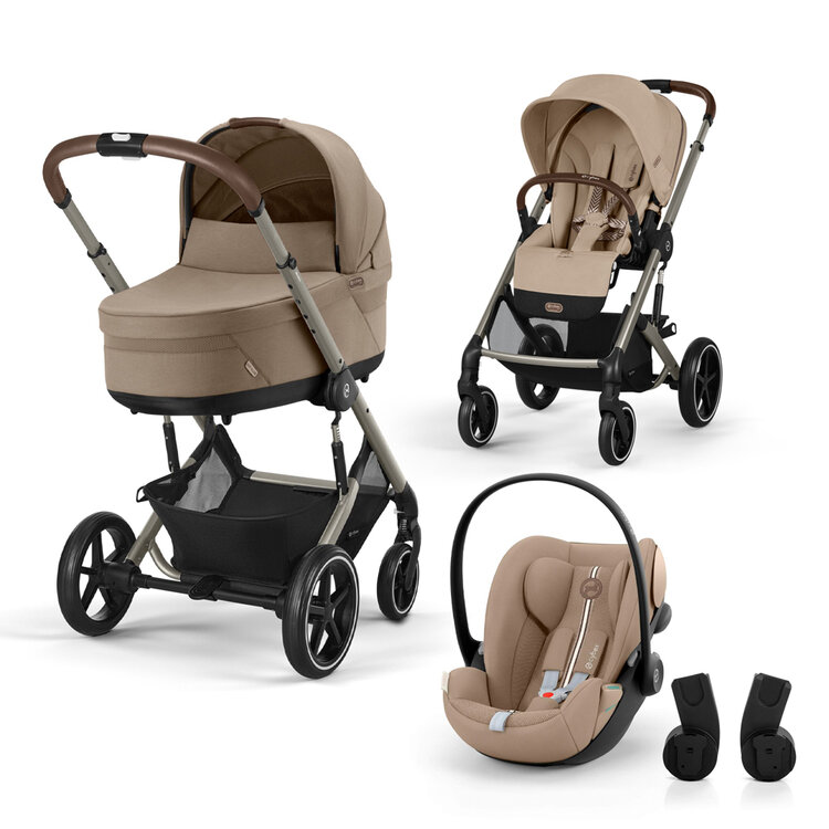 CYBEX Kočárek kombinovaný Balios One Box comfort 3v1 Almond Beige Cybex