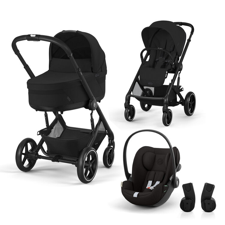CYBEX Kočárek kombinovaný Balios One Box comfort 3v1 Moon Black Cybex
