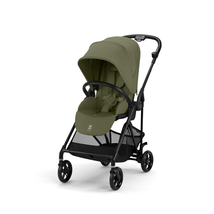 CYBEX Kočárek sportovní Melio Carbon Moss Green khaki Gold Cybex