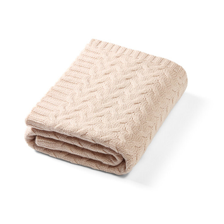 BABYONO Deka z merino vlny 75 x 100 cm light beige 0m+ BabyOno