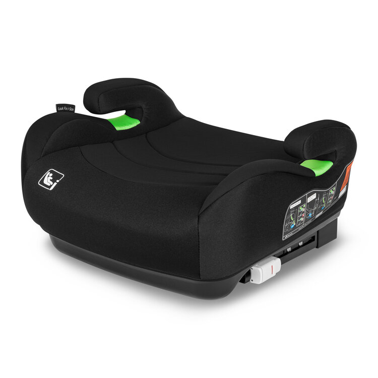 LIONELO Podsedák Luuk Fix i-Size (125-150 cm) Black Carbon LIONELO