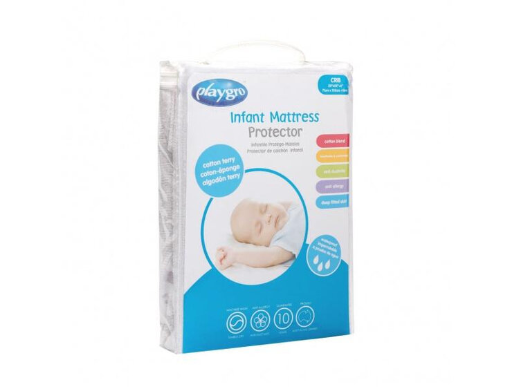 PLAYGRO Chránič na dětské matrace - Bavlněné froté Playgro