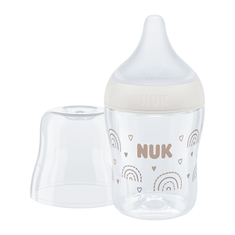 NUK Láhev kojenecká s kontrolou teploty Perfect Match bílá 150 ml Nuk