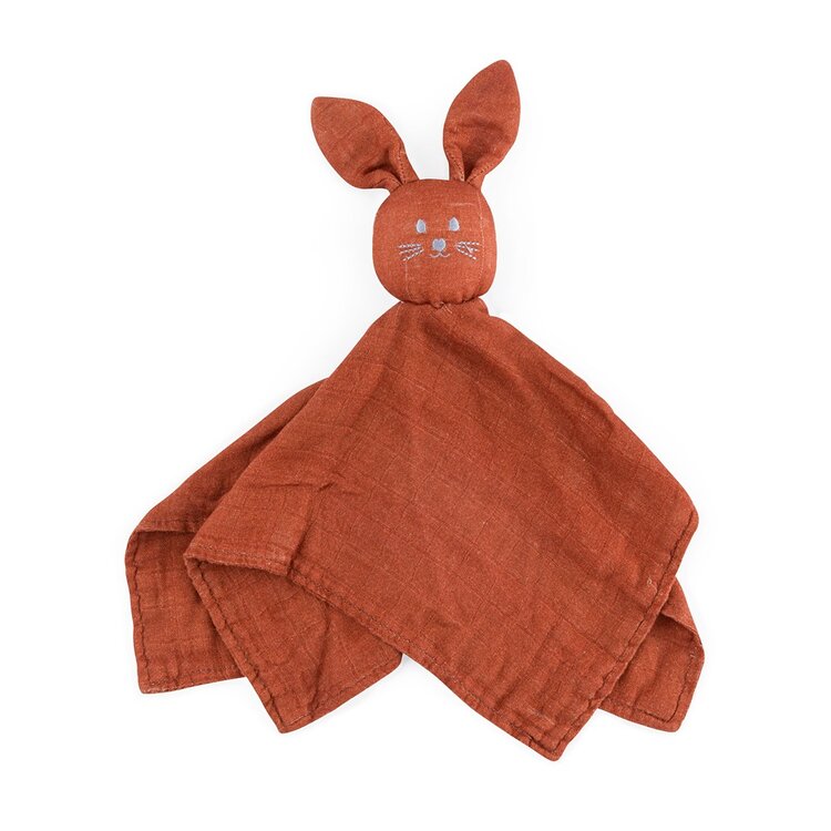 PETITE&MARS Mazlíček bambusový mušelínový Hugo Cinnamon Spice 0m+ Petite&Mars