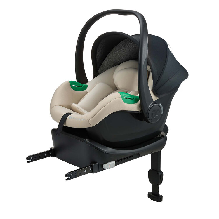 KINDERKRAFT Autosedačka Mink Pro 2 i-size (0-13 kg) a základna Mink FX 2 Beige Kinderkraft