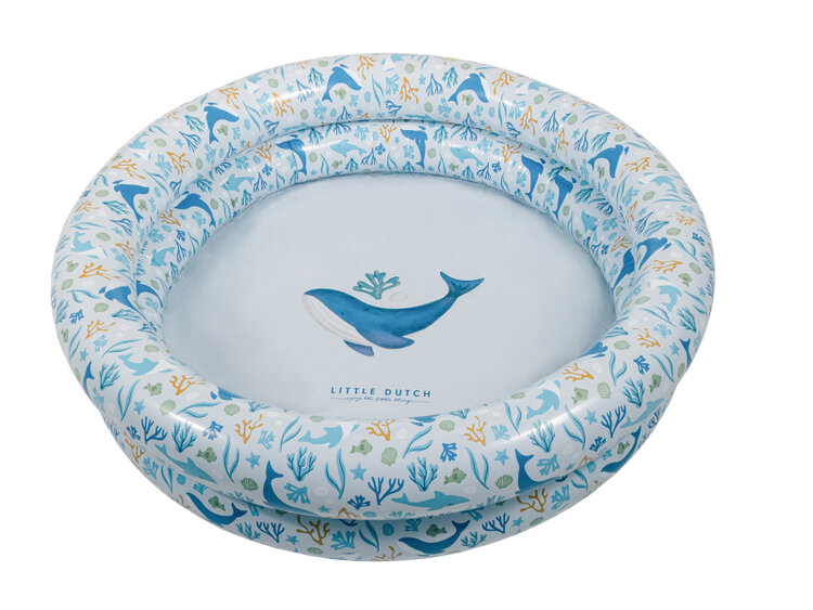 LITTLE DUTCH Bazének nafukovací 80 cm Ocean Dreams Blue Little Dutch