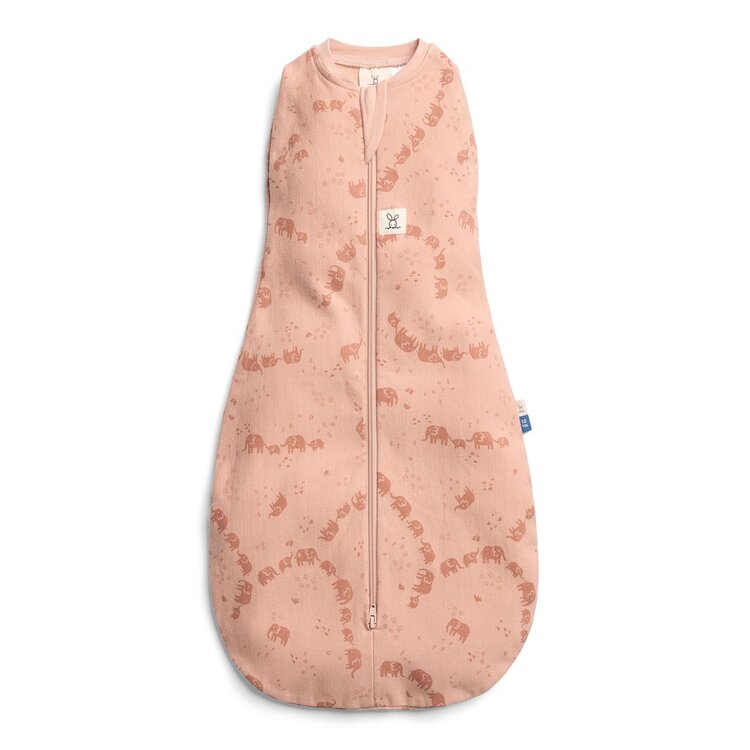 ERGOPOUCH Zavinovačka a vak na spaní 2v1 Cocoon Elephant Parade 3-6 m