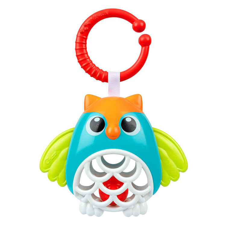 CHICCO Hračka na C kroužku Sova 3m+ Chicco