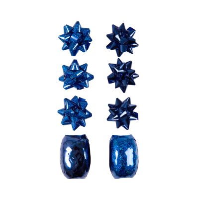 Set kokard a stuh - Modrý Albi Albi