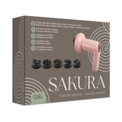 Luxusní masážní pistole Sakura Albi Albi
