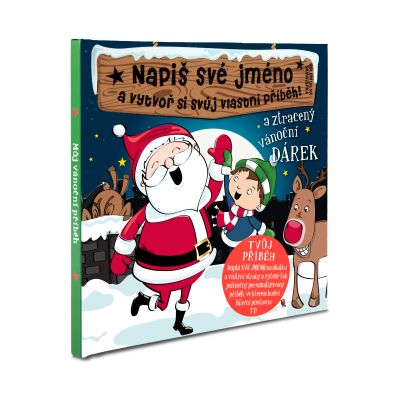 Modrá vánoční knížka bez jména (pro kluka) Albi Albi