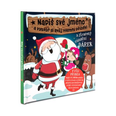 Modrá vánoční knížka bez jména (pro holku) Albi Albi