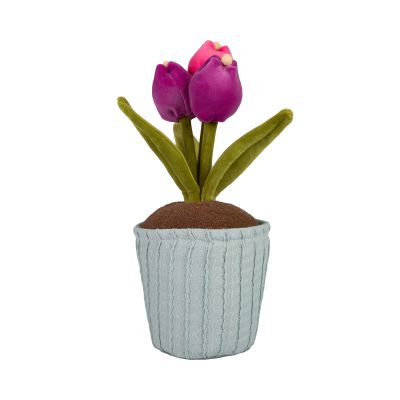 Maxi plyšová květina - Barevné tulipány Albi Albi