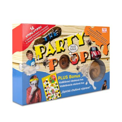 Set 14 vtipů s hovínky + destová hra Albi Albi