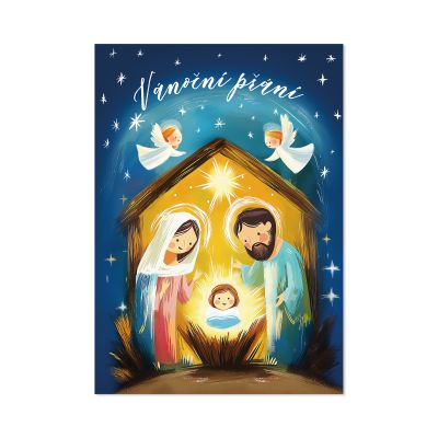 Vánoční hrací přání - Betlém Albi Albi