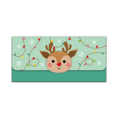 Vánoční magnetická obálka na peníze - Sob Albi Albi