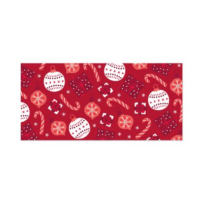 Vánoční obálka na peníze - Červené ozdoby Albi Albi