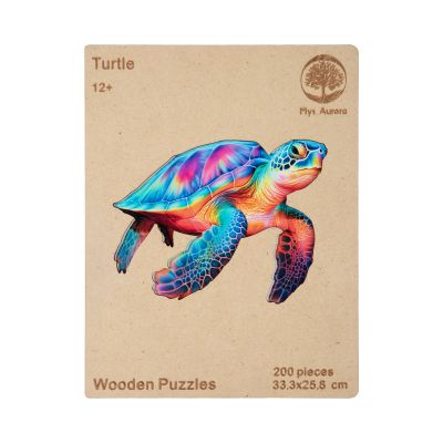 Dřevěné puzzle - Želva Albi Albi