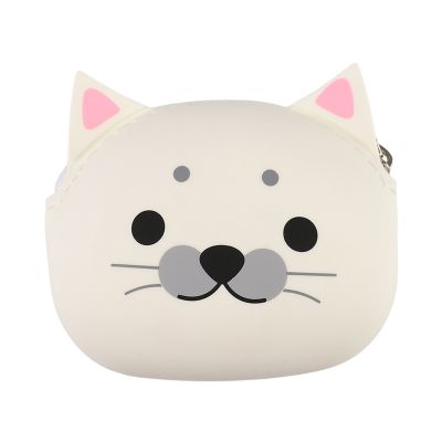 Silikonová peněženka - Bílá kočka Albi Albi