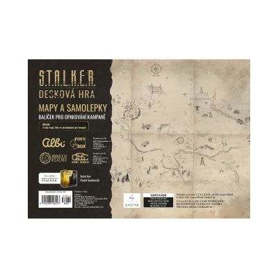 Stalker - Sada náhradních samolepek a map Albi Albi