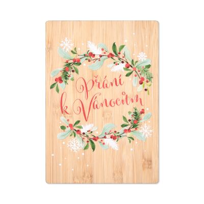 Vánoční bambusové přání - Věnec Albi Albi