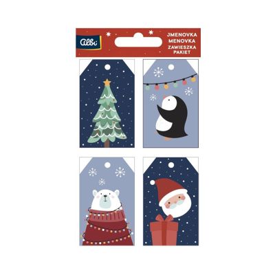 Dárková visačka 12 ks - Roztomilé Vánoce pro kluka Albi Albi