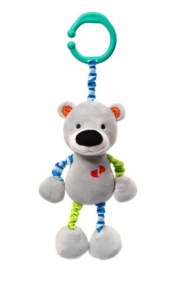 BABYONO Hračka na C kroužku vibrační medvěd Basil 0m+ BabyOno