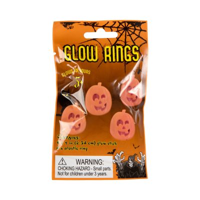 Svítící prstýnky Dýně 4 ks Albi Albi