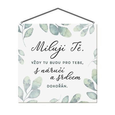 Cedulka - Miluji Tě Albi Albi