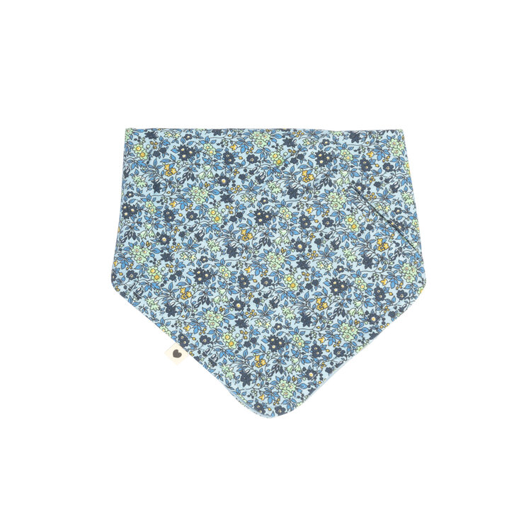 BIBS X LIBERTY Bandana mušelínový slintáček z BIO bavlny - Baby Blue Bibs