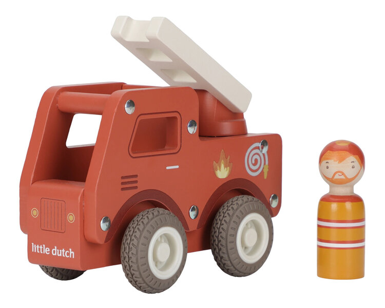 LITTLE DUTCH Auto hasičské dřevěné Little Dutch