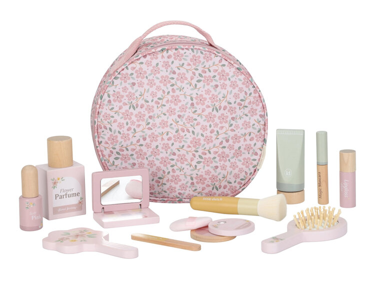 LITTLE DUTCH Taštička kosmetická s příslušenstvím Pink Little Dutch