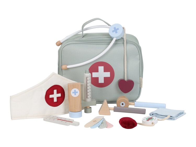 LITTLE DUTCH Set doktorský Green Little Dutch