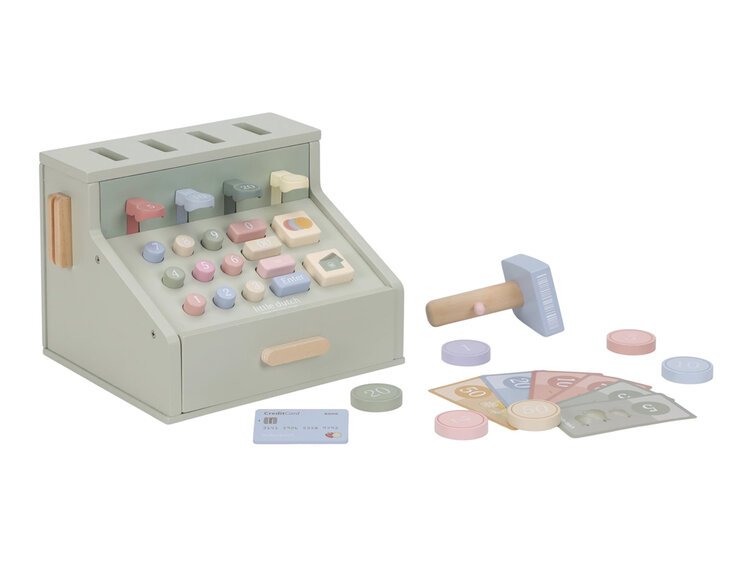 LITTLE DUTCH Pokladna se skenerem a čtečkou karet dřevěná Little Dutch