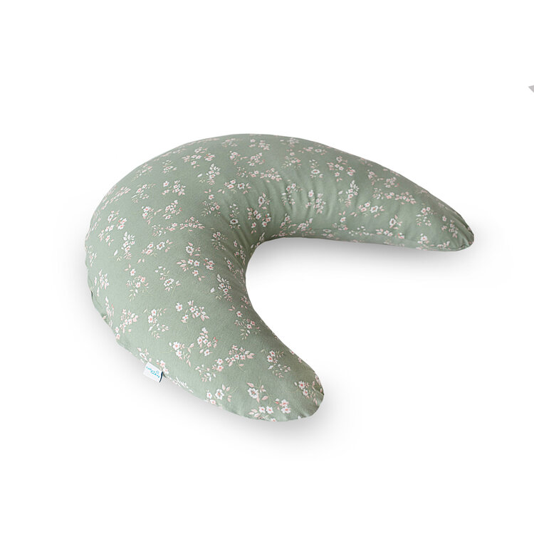 CEBA BABY Polštář kojicí HUGGY (150x60x37) Basic Žerzej Green Meadow Ceba