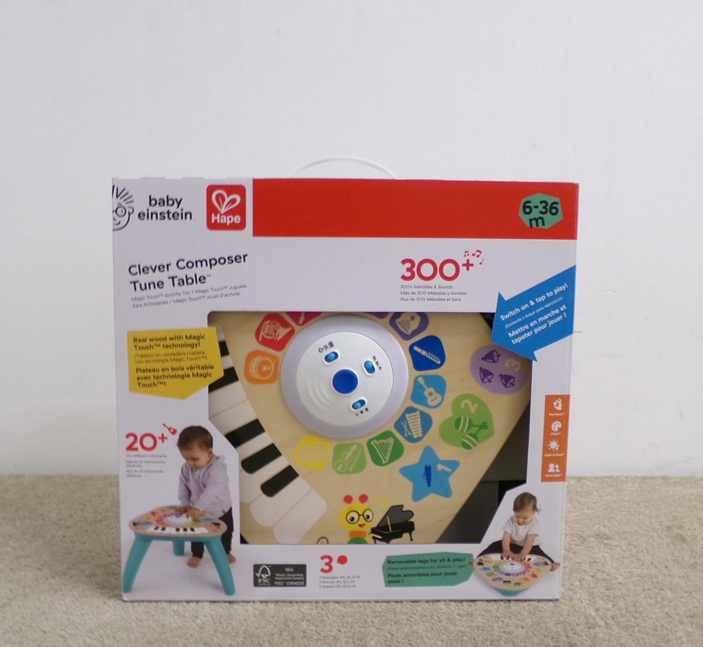 BABY EINSTEIN Stolek aktivní hudební Magic Touch™ HAPE 6m+ Baby Einstein