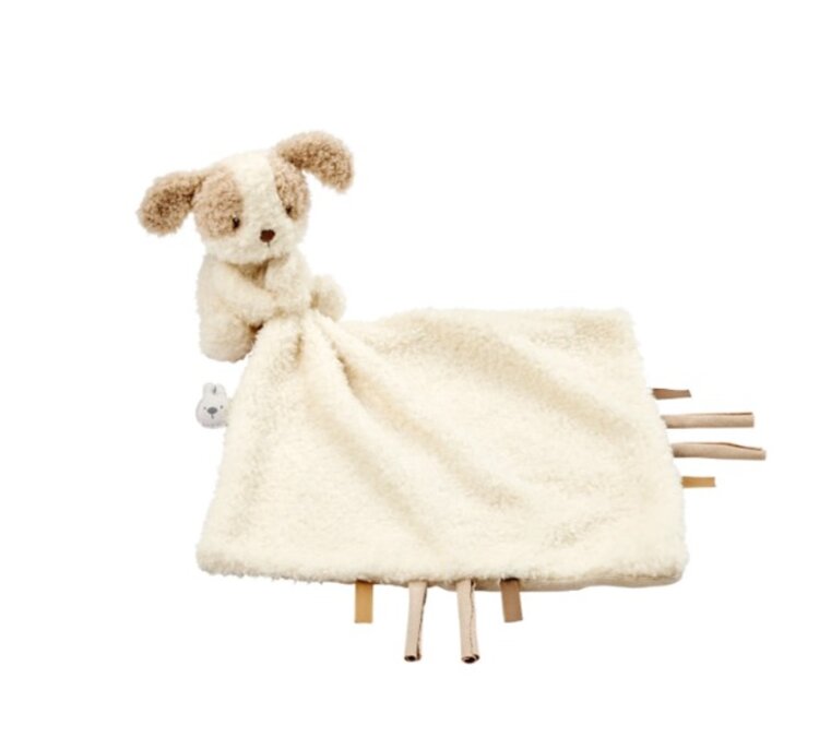 NATTOU Mazlíček plyšový Teddy pejsek 27 x 27 cm