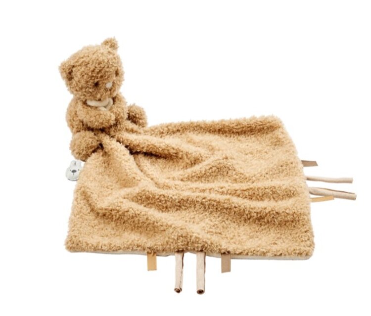 NATTOU Mazlíček plyšový Teddy medvídek 27 x 27 cm