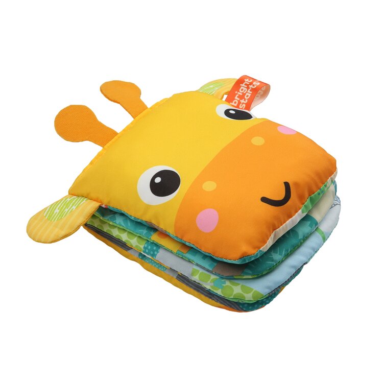 BRIGHT STARTS Knížka látková/loutka Playful Storytime žirafa 0m+ Bright Starts