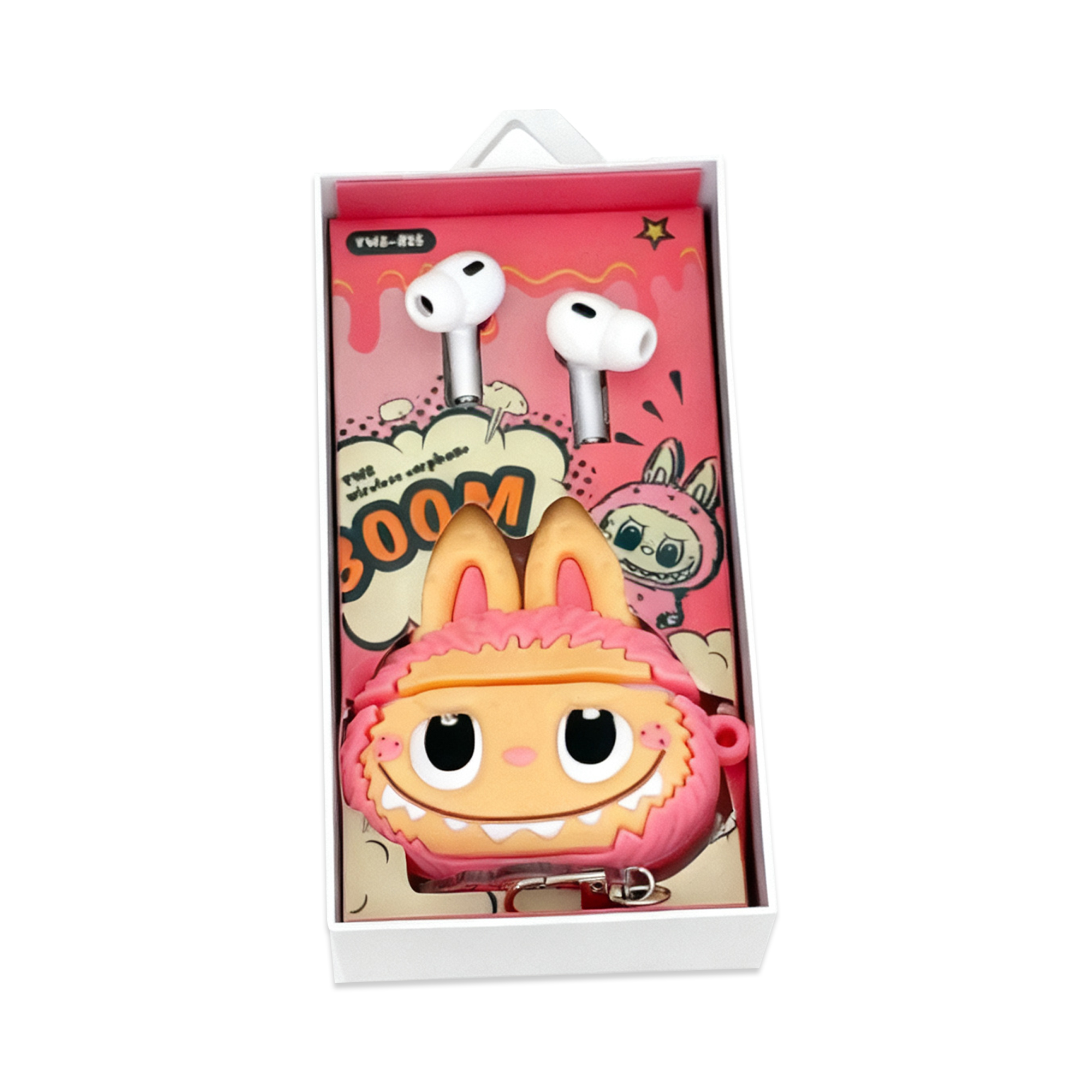 Bezdrátová sluchátka LABUBU - růžová Asialite Asialite