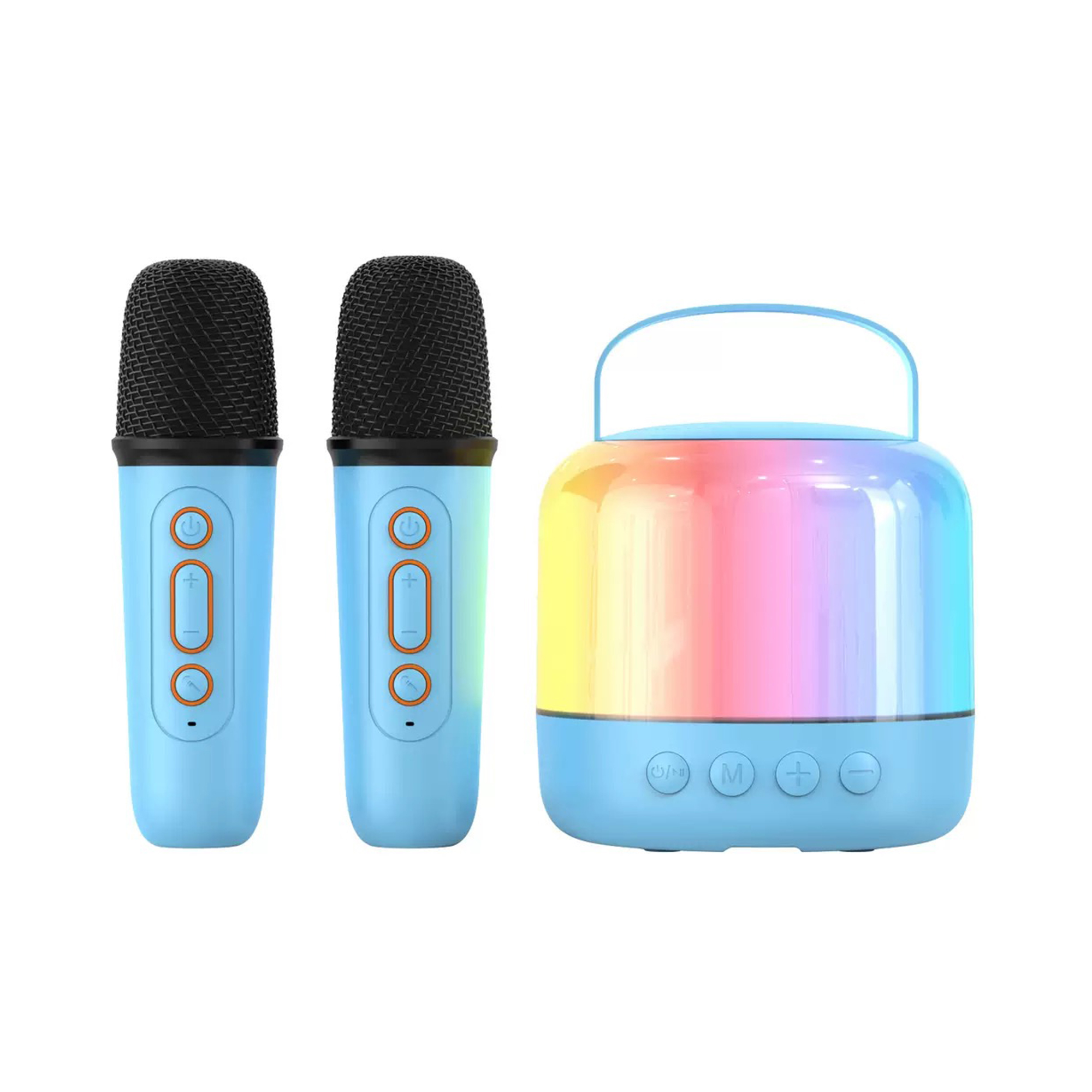 Modrý bezdrátový karaoke set Albi Albi