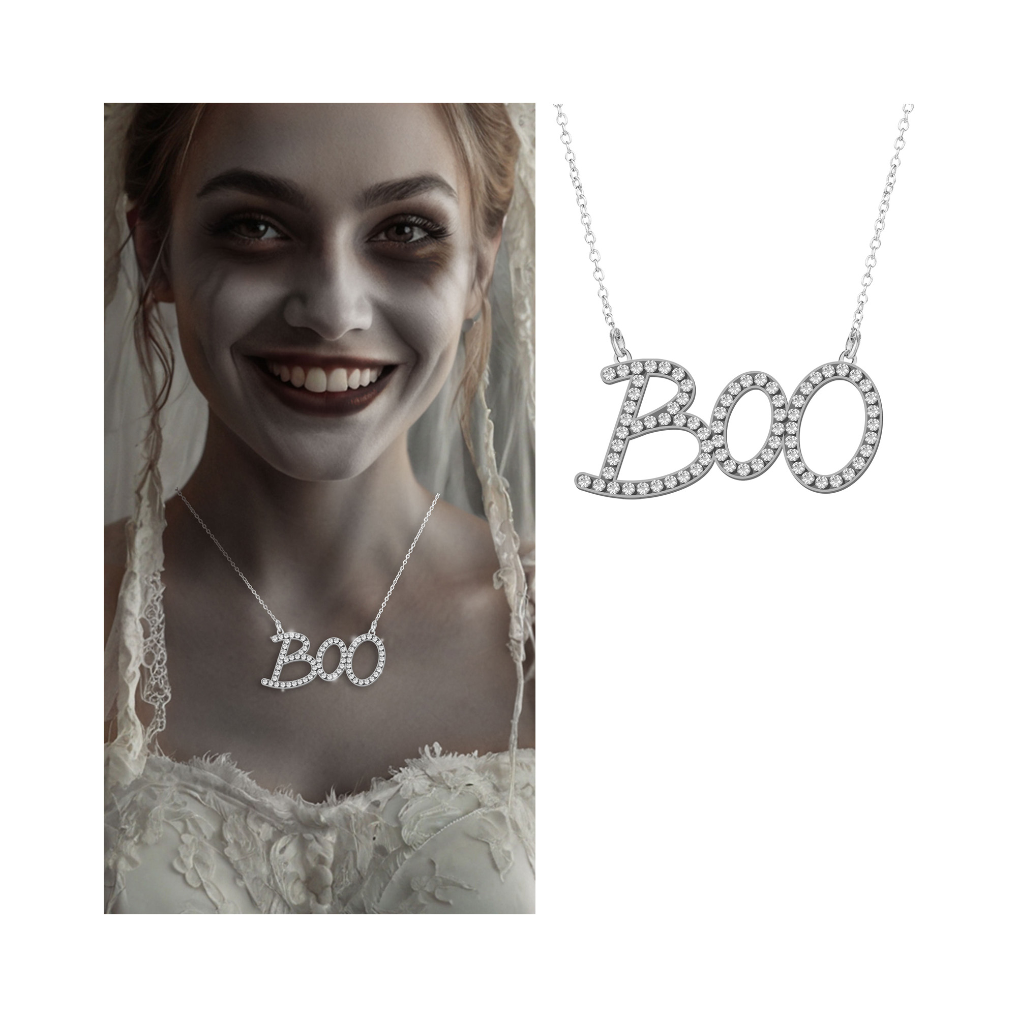 Náhrdelník Halloween Boo Albi Albi