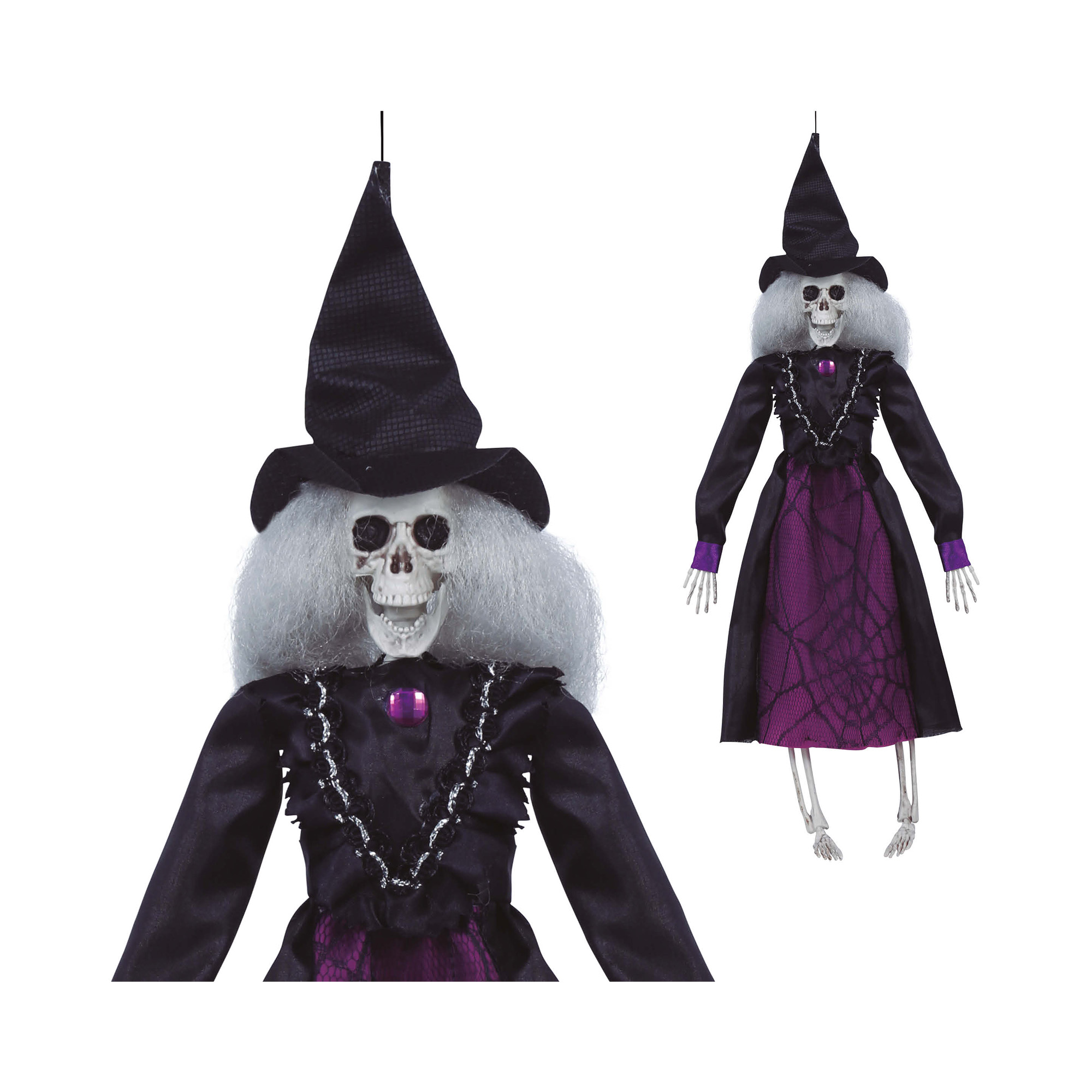 Závěsná dekorace Kostra čarodějnice Albi Albi