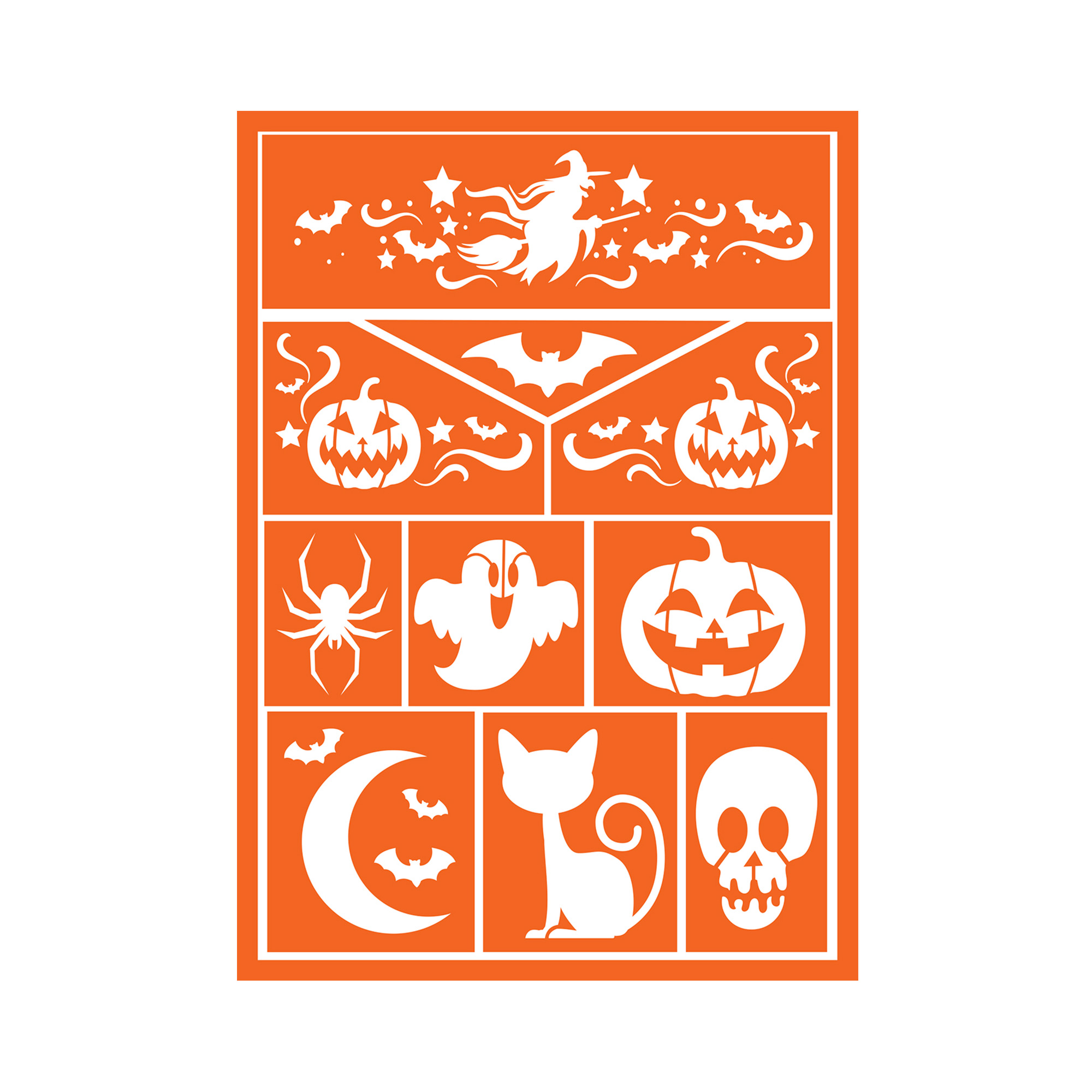 Dětská šablona na líčení Halloween Albi Albi