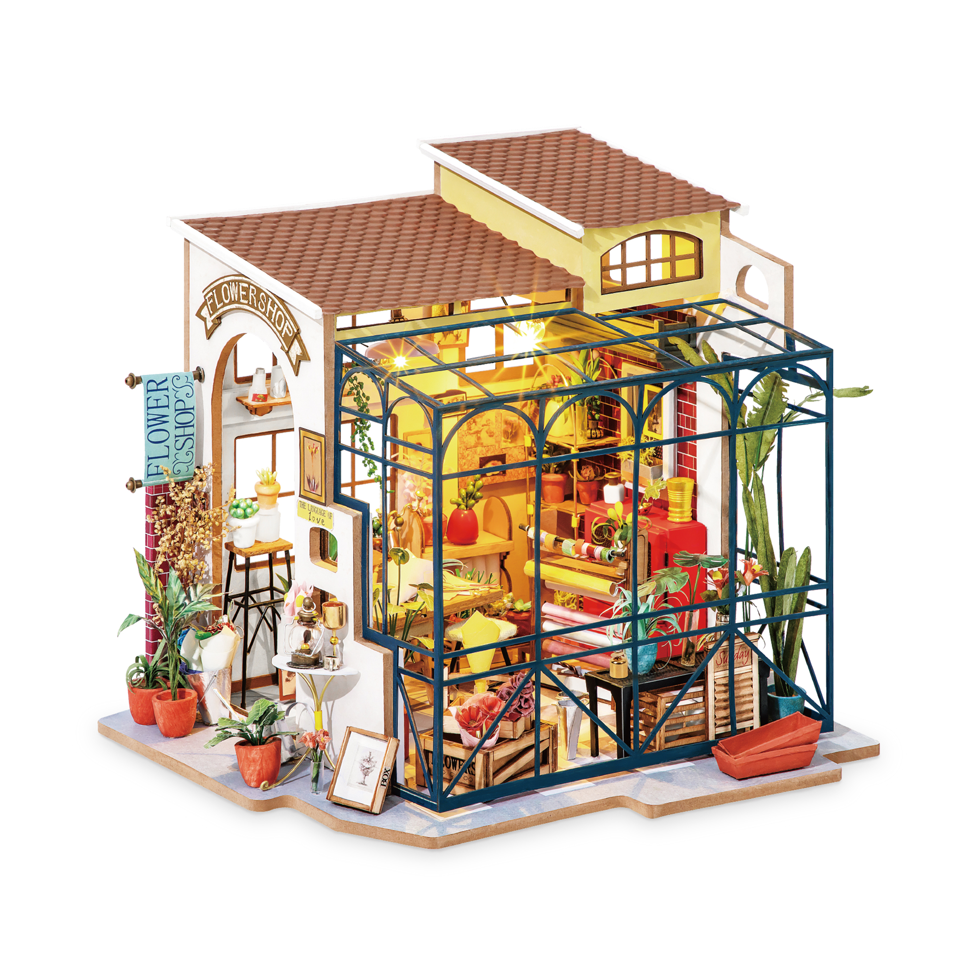 Domeček - Květinářství Robotime Robotime