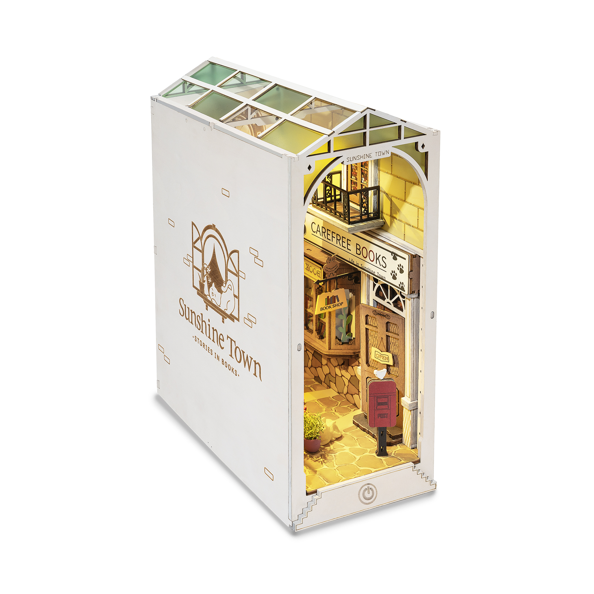 Knižní zákoutí - Slunné město Robotime Robotime