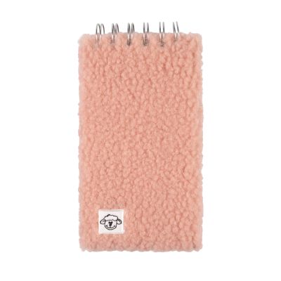 Chlupatý růžový zápisník se spirálou Albi Albi