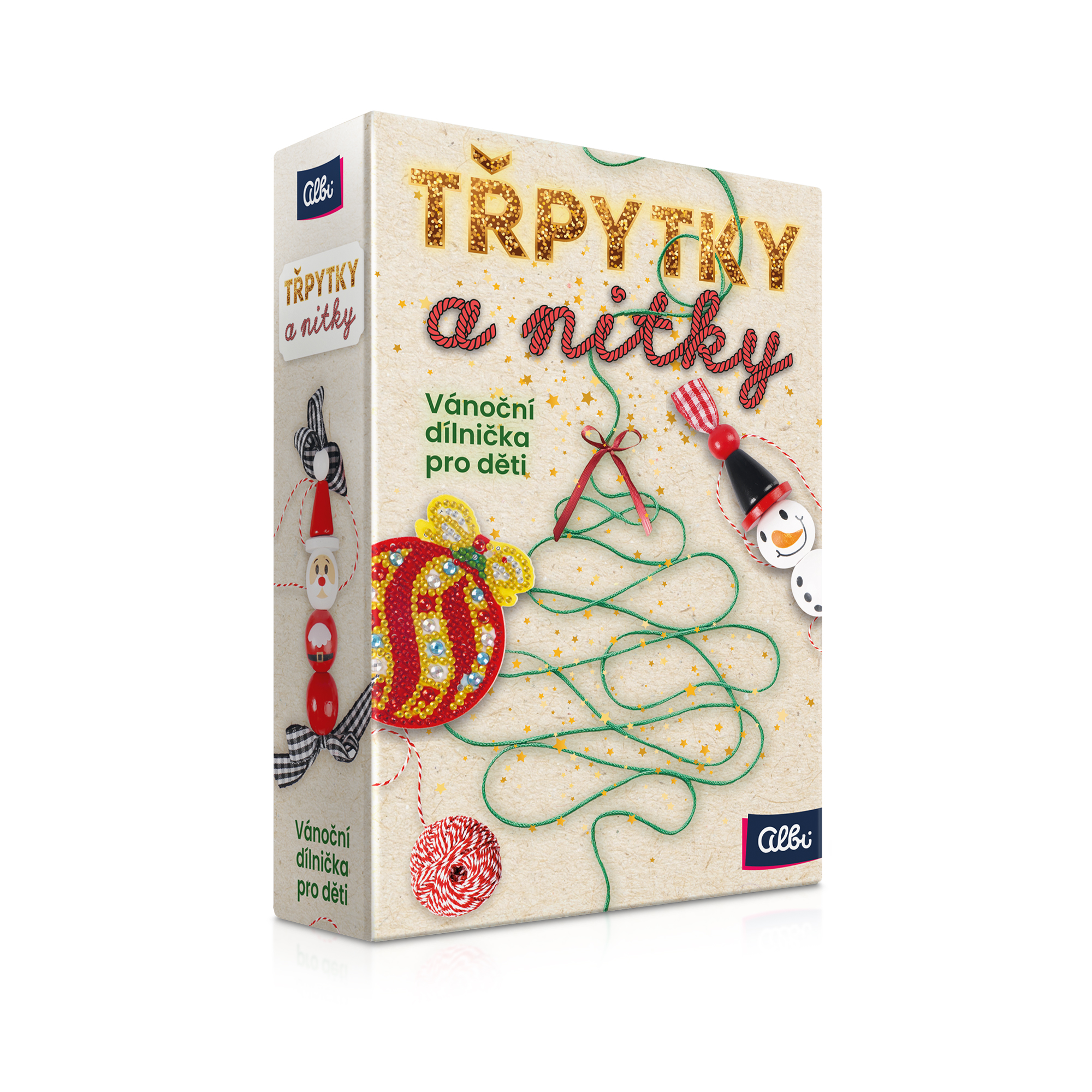 Třpytky a nitky - Vánoční dílnička Albi Albi