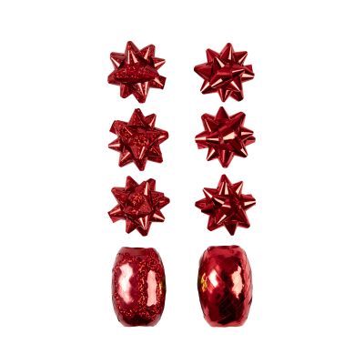 Set kokard a stuh - Červený Albi Albi